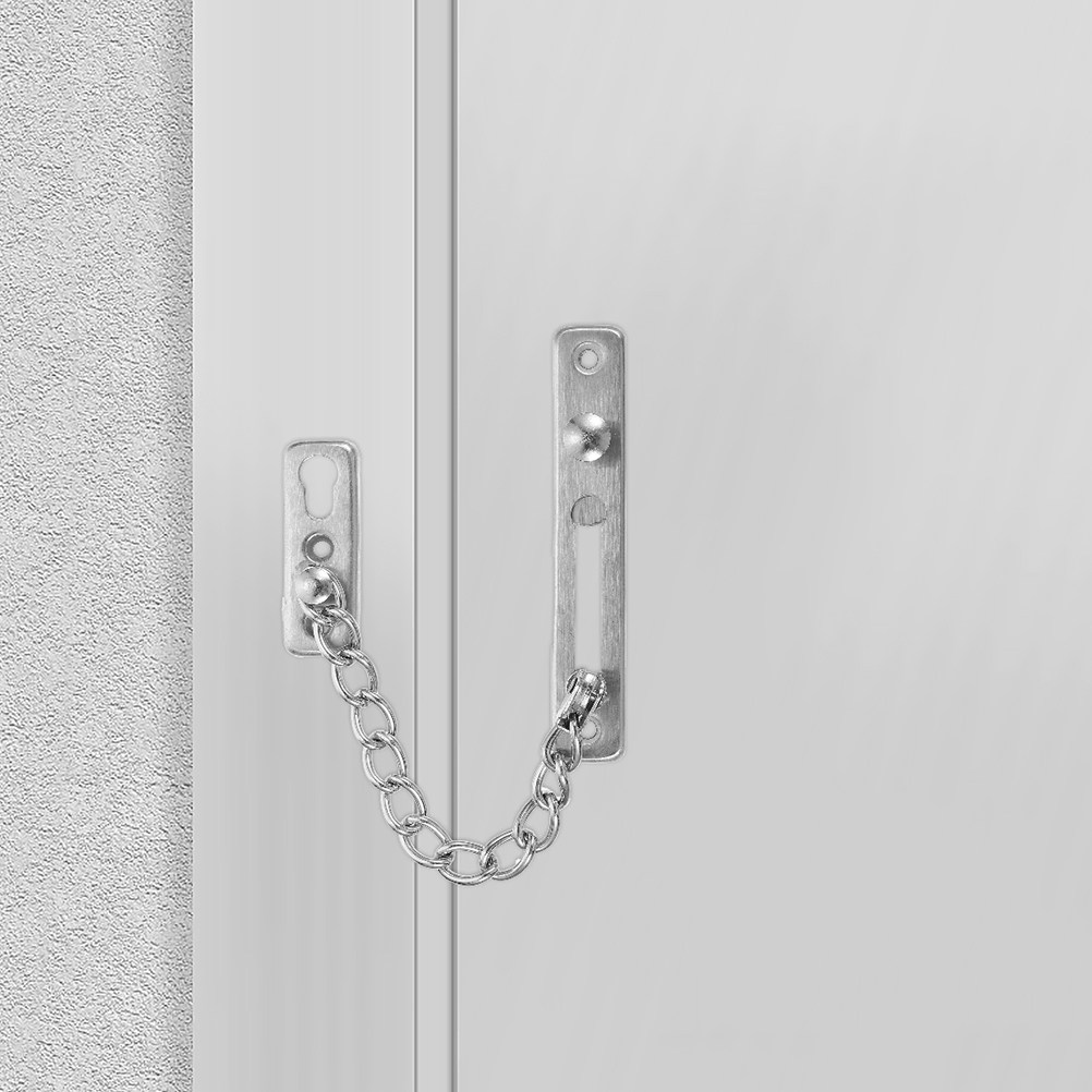 Security Chain Door - 2 buah Kunci Rantai Pintu Baja