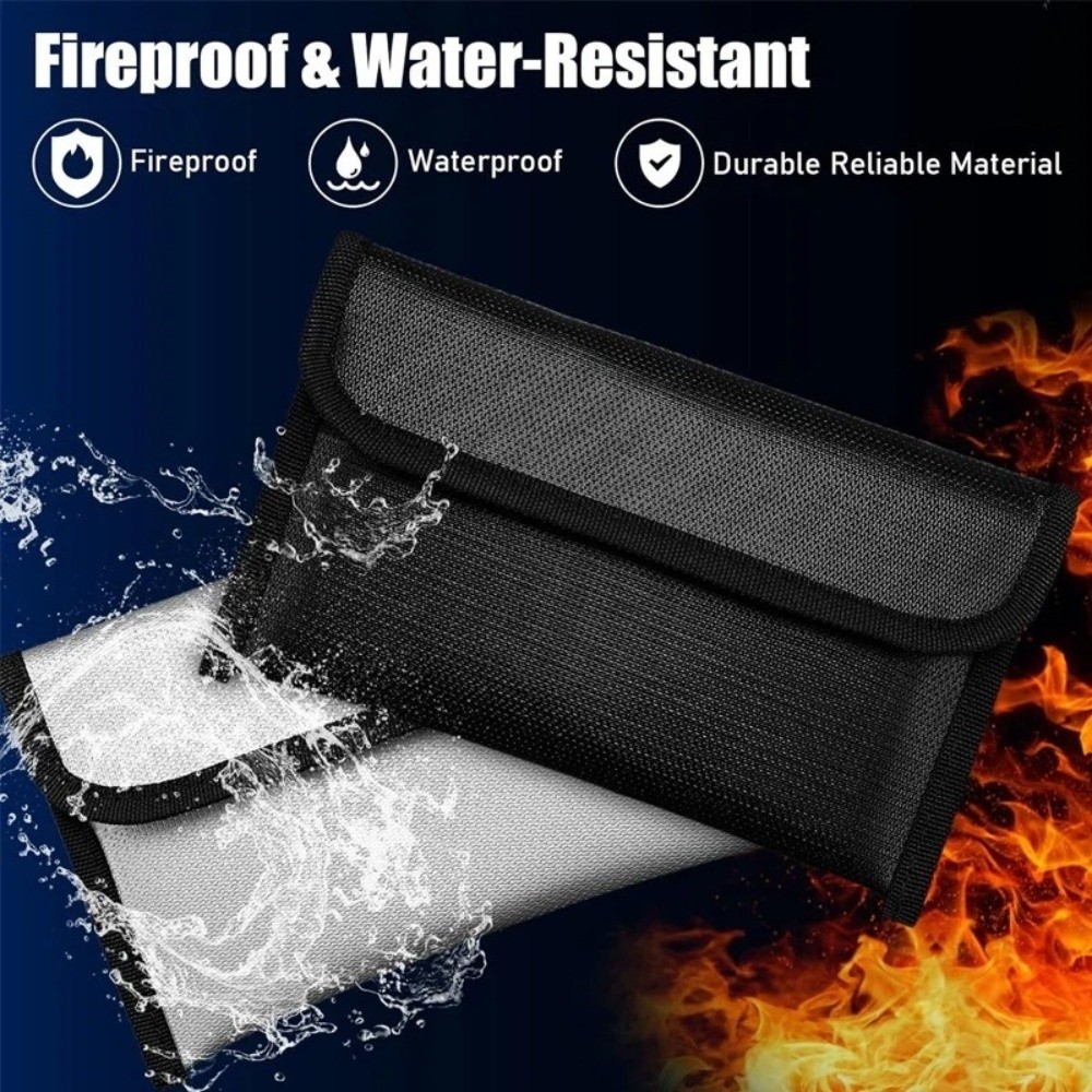 Fire Safe Document - Tas Penyimpanan Portabel Tahan Air dan