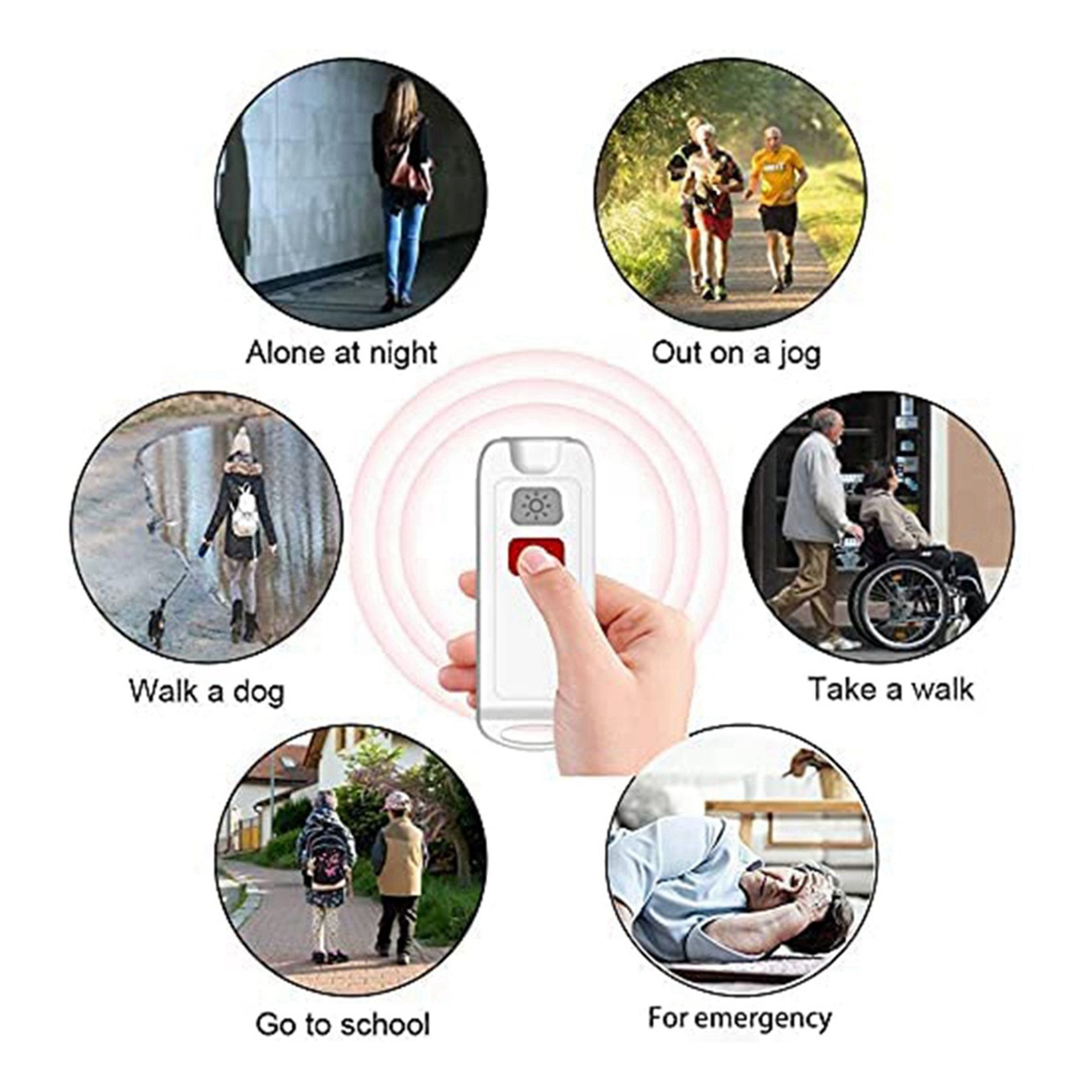 FULL-2X Alarm Pribadi, Alarm K - Personal Alarm Keychain ulasan dan harga