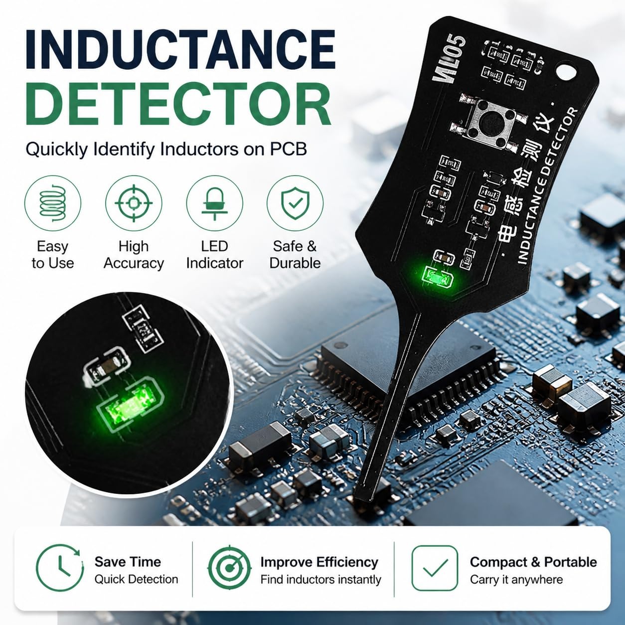 W01 Penguji Induktansi Tipe C  - Co Detector Plug ulasan dan harga