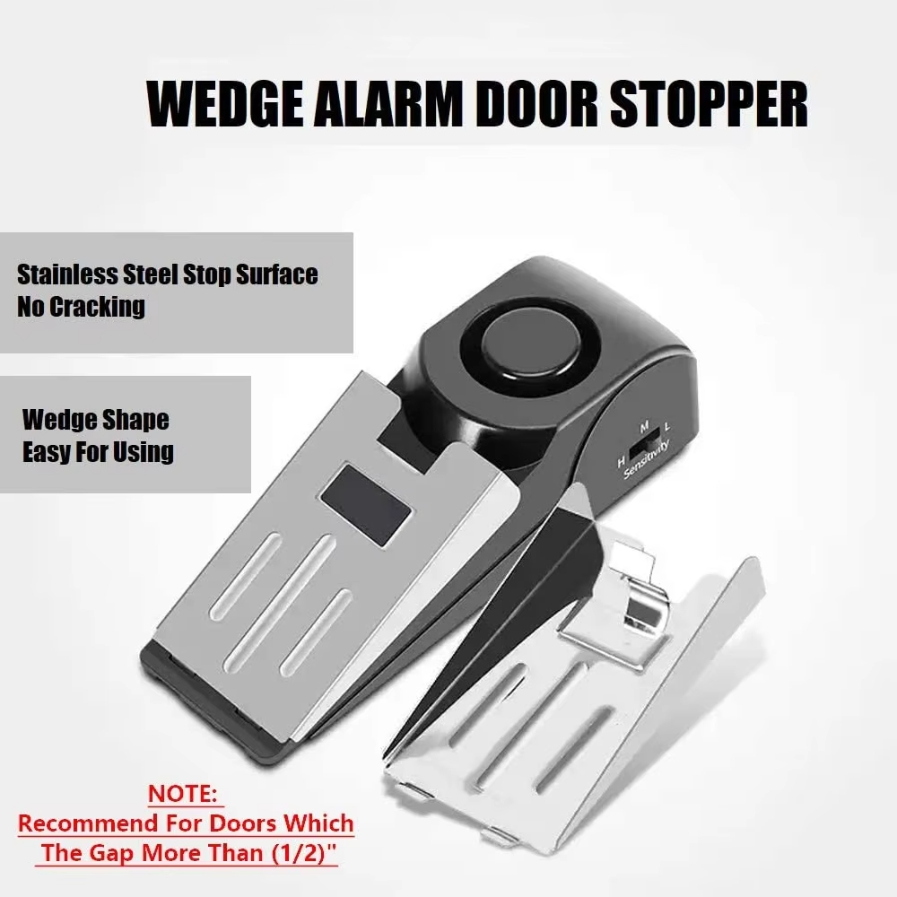 Alarm Anti Maling Nirkabel 120 - Door Stop Alarm ulasan dan harga