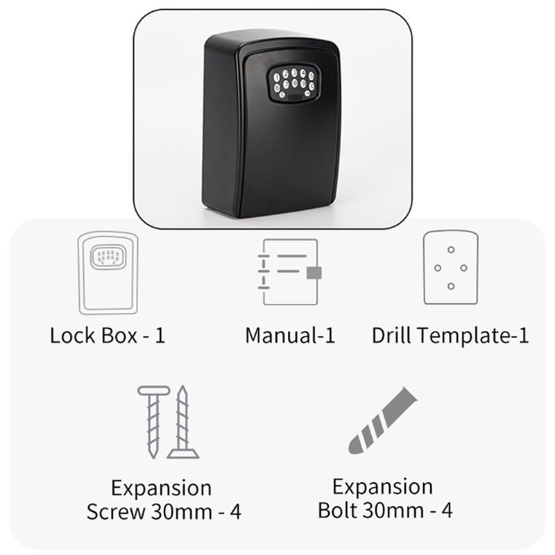 A92Z TUYA Kotak Kunci Pintar B - Lockbox Key Secure ulasan dan harga
