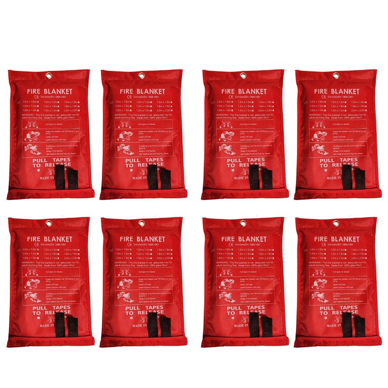 B48B-8PCS Selimut Pemadam Keba - Fire Blanket Kitchen ulasan dan harga